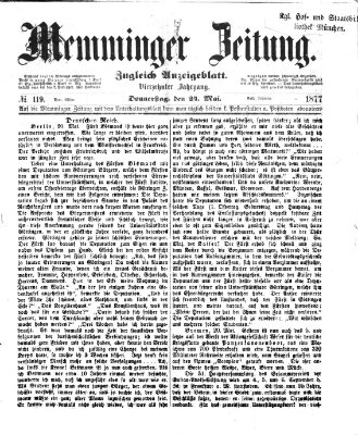 Memminger Zeitung Donnerstag 24. Mai 1877