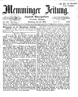 Memminger Zeitung Sonntag 27. Mai 1877