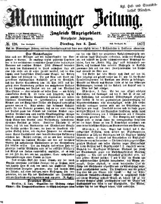 Memminger Zeitung Dienstag 5. Juni 1877