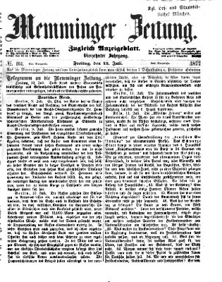 Memminger Zeitung Freitag 13. Juli 1877