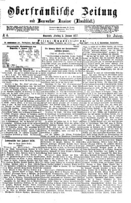 Oberfränkische Zeitung und Bayreuther Anzeiger (Bayreuther Anzeiger) Freitag 5. Januar 1877