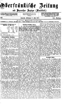 Oberfränkische Zeitung und Bayreuther Anzeiger (Bayreuther Anzeiger) Mittwoch 16. Mai 1877