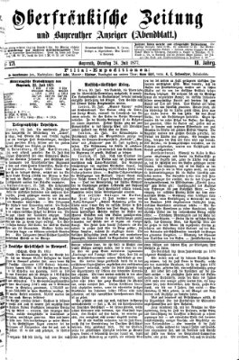 Oberfränkische Zeitung und Bayreuther Anzeiger (Bayreuther Anzeiger) Dienstag 24. Juli 1877