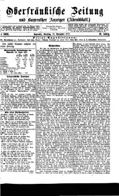 Oberfränkische Zeitung und Bayreuther Anzeiger (Bayreuther Anzeiger) Dienstag 25. Dezember 1877