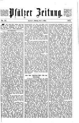 Pfälzer Zeitung Montag 5. März 1877