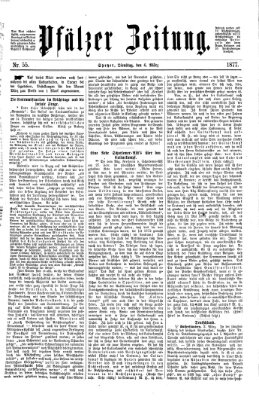 Pfälzer Zeitung Dienstag 6. März 1877