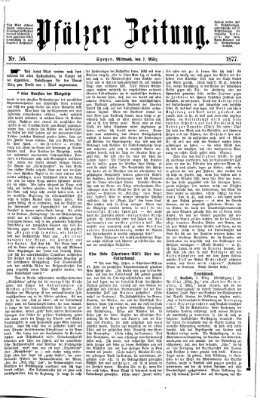 Pfälzer Zeitung Mittwoch 7. März 1877