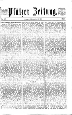 Pfälzer Zeitung Mittwoch 23. Mai 1877