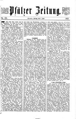 Pfälzer Zeitung Freitag 1. Juni 1877