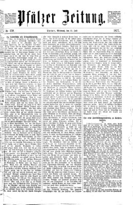 Pfälzer Zeitung Mittwoch 11. Juli 1877