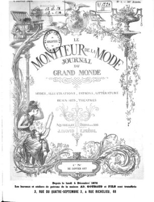 Le Moniteur de la mode Samstag 6. Januar 1877