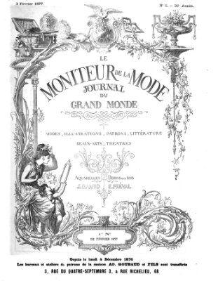 Le Moniteur de la mode Samstag 3. Februar 1877