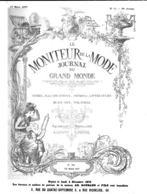 Le Moniteur de la mode Samstag 17. März 1877