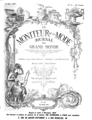 Le Moniteur de la mode Samstag 31. März 1877