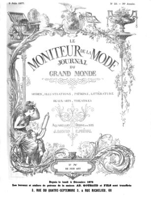 Le Moniteur de la mode Samstag 9. Juni 1877