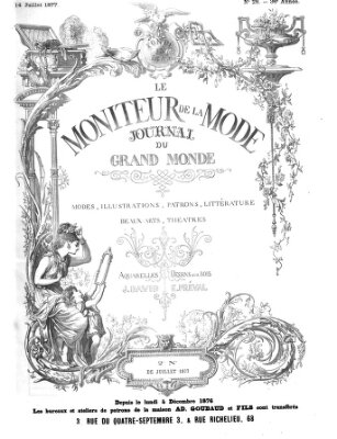 Le Moniteur de la mode Samstag 14. Juli 1877