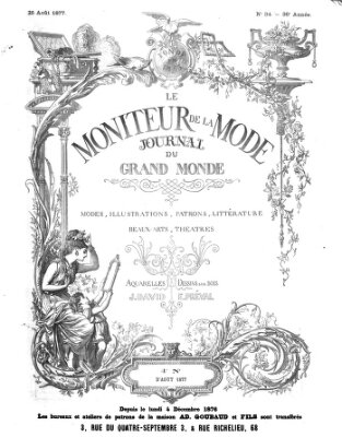 Le Moniteur de la mode Samstag 25. August 1877