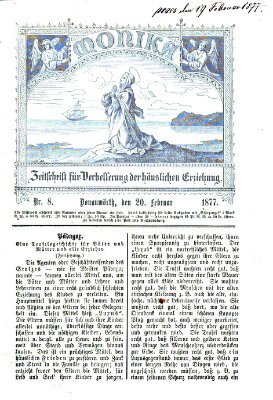 Katholische Schulzeitung (Bayerische Schulzeitung) Dienstag 20. Februar 1877