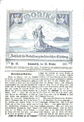 Katholische Schulzeitung (Bayerische Schulzeitung) Dienstag 16. Oktober 1877