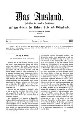 Das Ausland Montag 29. Januar 1877