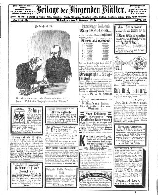 Fliegende Blätter Sonntag 7. Januar 1877