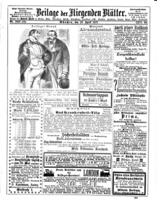 Fliegende Blätter Sonntag 29. April 1877