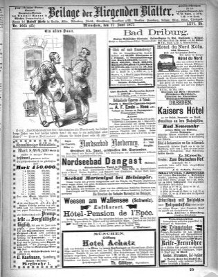 Fliegende Blätter Sonntag 17. Juni 1877