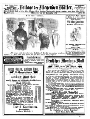 Fliegende Blätter Sonntag 30. September 1877