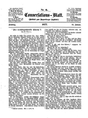 Regensburger Conversations-Blatt (Regensburger Tagblatt) Sonntag 14. Januar 1877