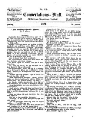 Regensburger Conversations-Blatt (Regensburger Tagblatt) Freitag 26. Januar 1877