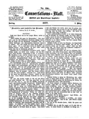 Regensburger Conversations-Blatt (Regensburger Tagblatt) Freitag 2. März 1877