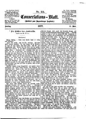 Regensburger Conversations-Blatt (Regensburger Tagblatt) Freitag 11. Mai 1877