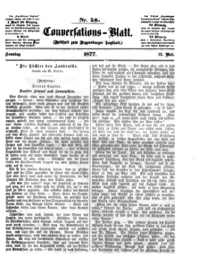 Regensburger Conversations-Blatt (Regensburger Tagblatt) Sonntag 13. Mai 1877