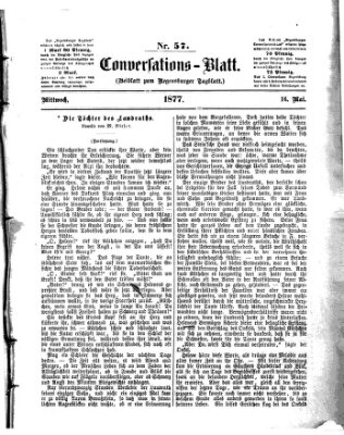 Regensburger Conversations-Blatt (Regensburger Tagblatt) Mittwoch 16. Mai 1877