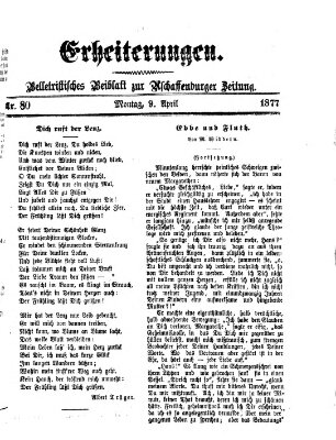 Erheiterungen (Aschaffenburger Zeitung) Montag 9. April 1877