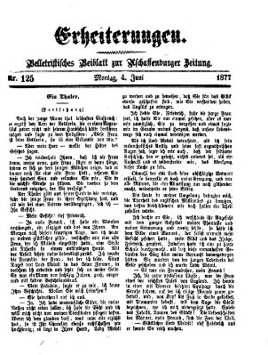 Erheiterungen (Aschaffenburger Zeitung) Montag 4. Juni 1877