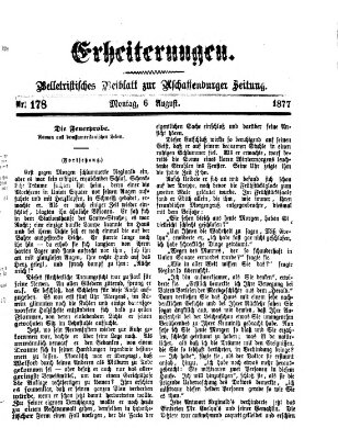 Erheiterungen (Aschaffenburger Zeitung) Montag 6. August 1877