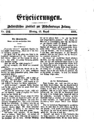 Erheiterungen (Aschaffenburger Zeitung) Montag 13. August 1877