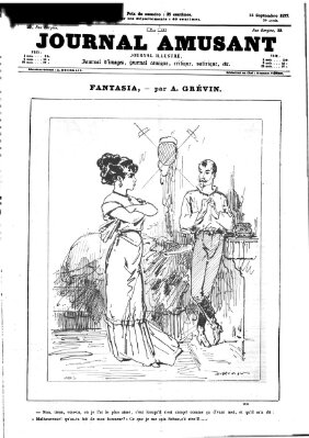 Le Journal amusant Samstag 15. September 1877