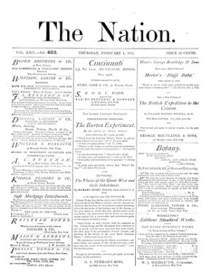 The nation Donnerstag 1. Februar 1877