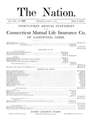 The nation Sonntag 11. März 1877