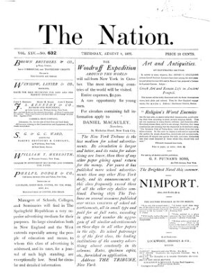 The nation Donnerstag 9. August 1877