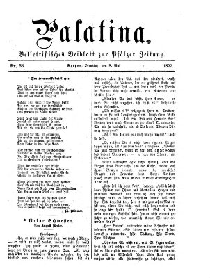 Palatina (Pfälzer Zeitung) Dienstag 8. Mai 1877