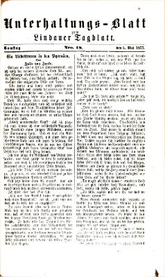 Lindauer Tagblatt für Stadt und Land. Unterhaltungs-Blatt zum Lindauer Tagblatt (Lindauer Tagblatt für Stadt und Land) Samstag 5. Mai 1877