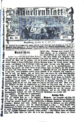 Wochenblatt für das christliche Volk Sonntag 13. Mai 1877