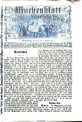 Wochenblatt für das christliche Volk Sonntag 5. August 1877