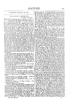 Nature Donnerstag 16. August 1877