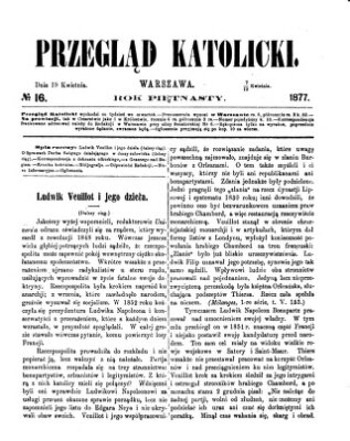 Przegląd Katolicki Donnerstag 19. April 1877