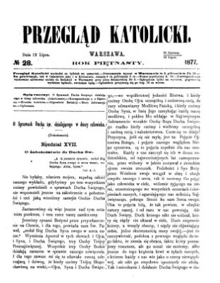 Przegląd Katolicki Donnerstag 12. Juli 1877