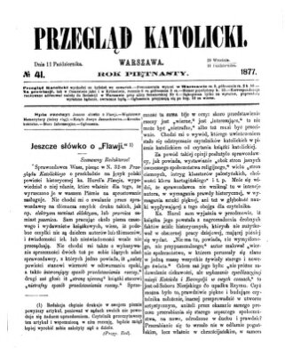 Przegląd Katolicki Donnerstag 11. Oktober 1877